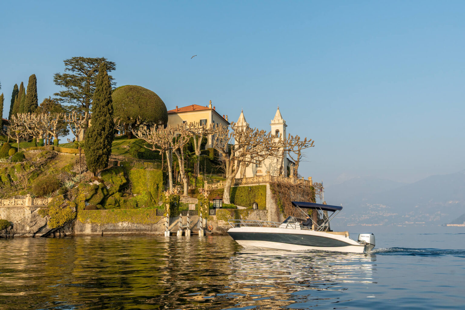 barca Eden 26 per boat tour sul Lago di Como
