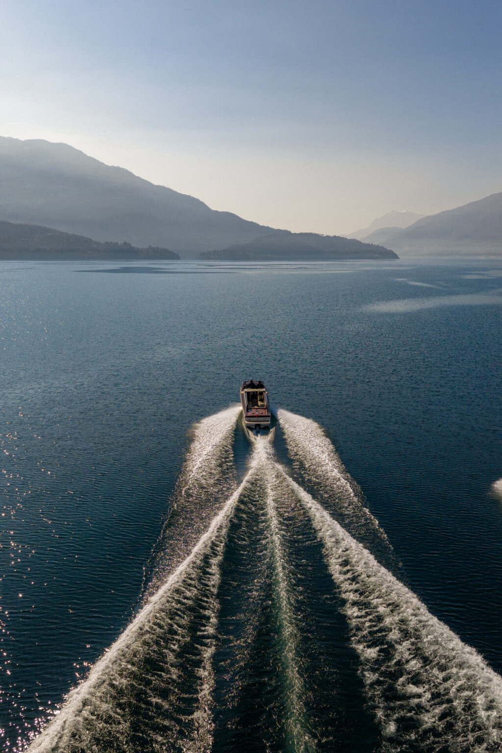 barca Venetian Taxi Limousine sul Lago di Como