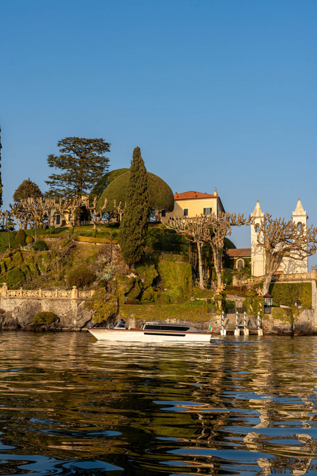 barca Venetian Taxi Limousine sul Lago di Como
