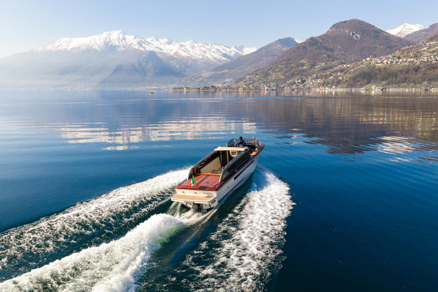 barca Venetian Taxi Limousine sul Lago di Como