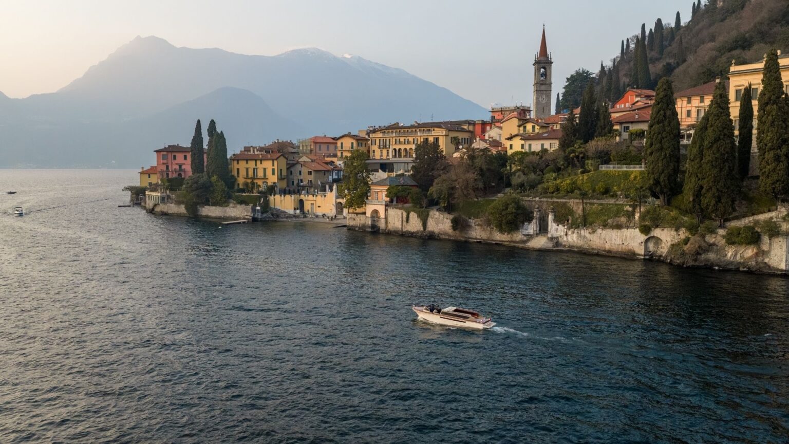 giri in barca privati sul lago di como