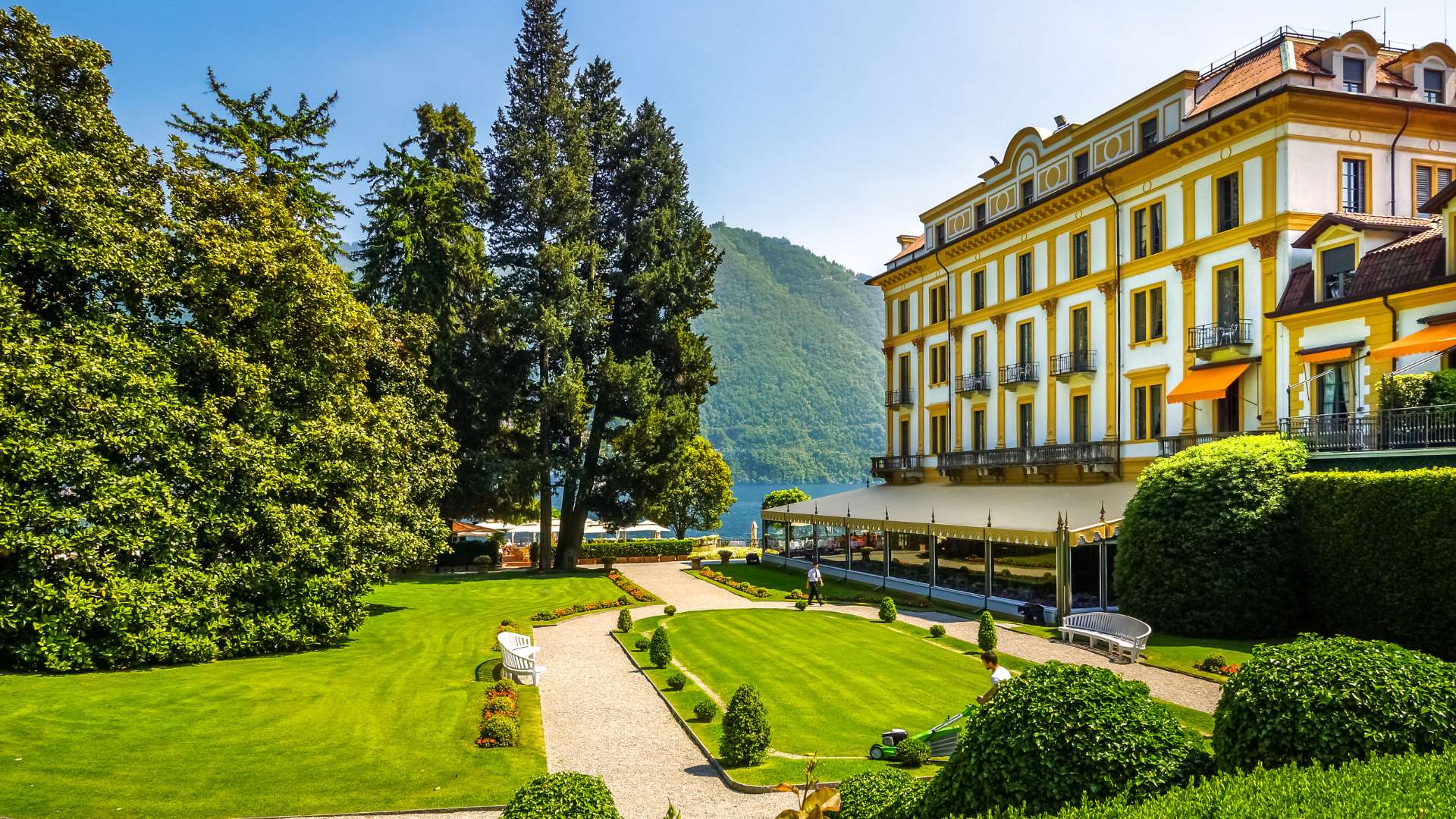 villa d'este on lake como in cernobbio